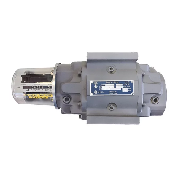 Imagen de frente del medidor de gas natural de marca Dresser 2m 175 ctr