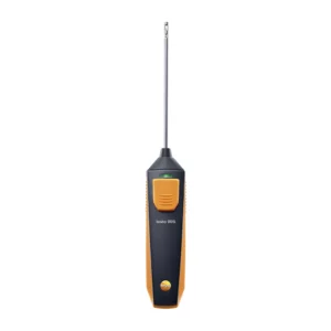 Vista frontal del temómetro de penetración marca testo, modeloo 905i