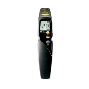 Vista frontal del temómetro infrarrojo de pistola marca testo modelo 830 T2