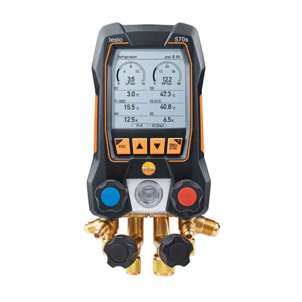 Manómetro para refrigeración marca testo