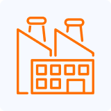 Icono de aplicación en diferentes sectores industriales.