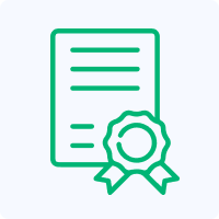 Icono de emisión de certificados