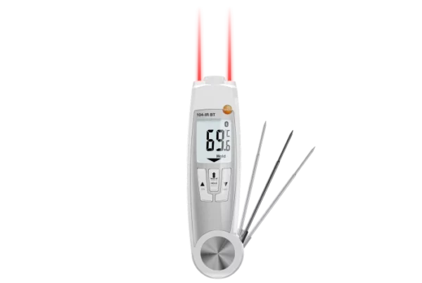 testo 104-IR BT Termómetro por infrarrojos y de penetración con BT - Image 2