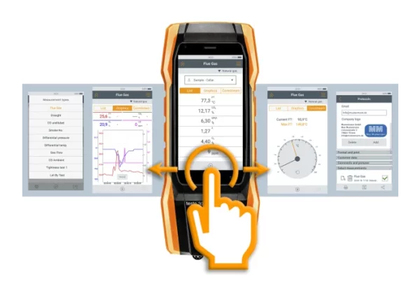 testo 300 – analizador de gases de combustión. - Image 2