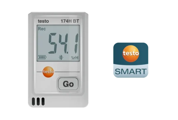 testo 174 H BT - Mini registrador de datos de temperatura y humedad con Bluetooth - Image 3