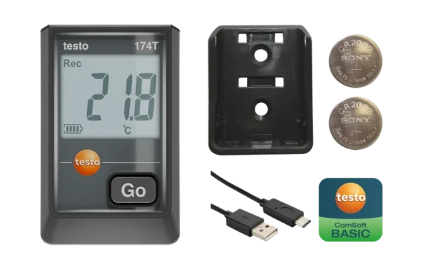 testo 174 T - Mini registrador de datos de temperatura con USB-C y software de PC - Image 4
